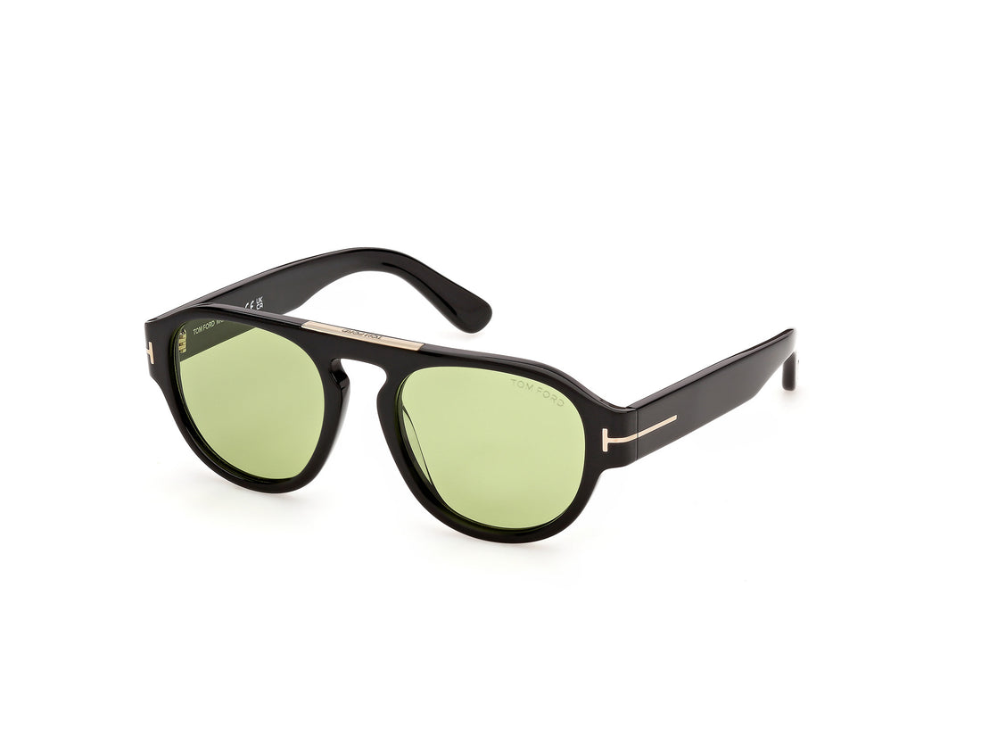 Solbriller tom ford ft1407 pablo-02 01n negro pilot masculino størrelse 52mm - Detaljeret visning