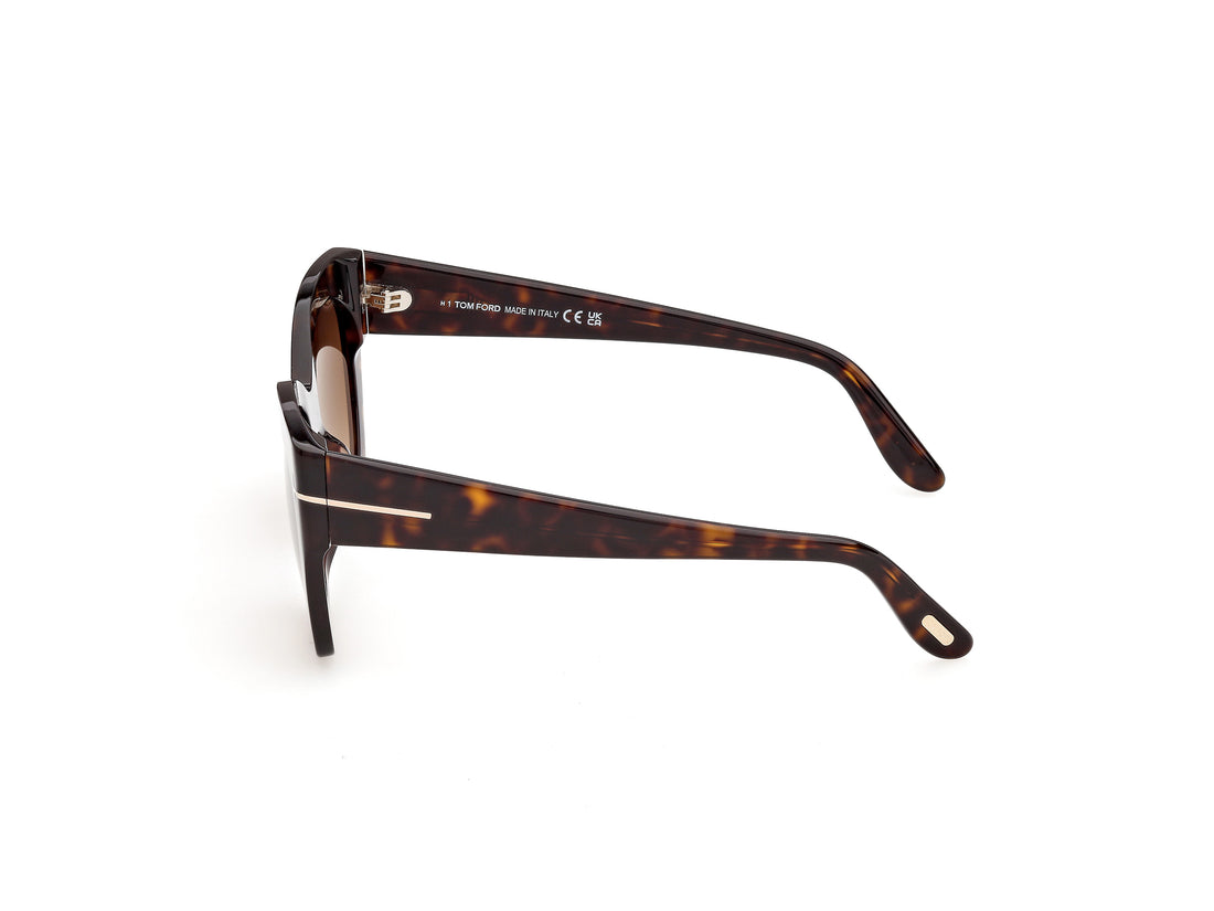 Sonnenbrillen tom ford ft1422 joni-02 52f havana butterfly femenino größe 54mm - Detailansicht