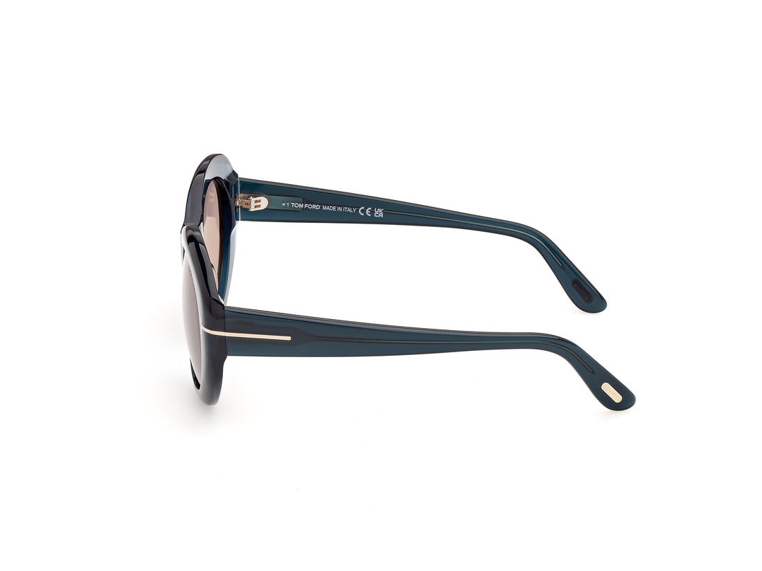 Sonnenbrillen tom ford ft1423 elodie-02 87e azul round femenino größe 54mm - Detailansicht