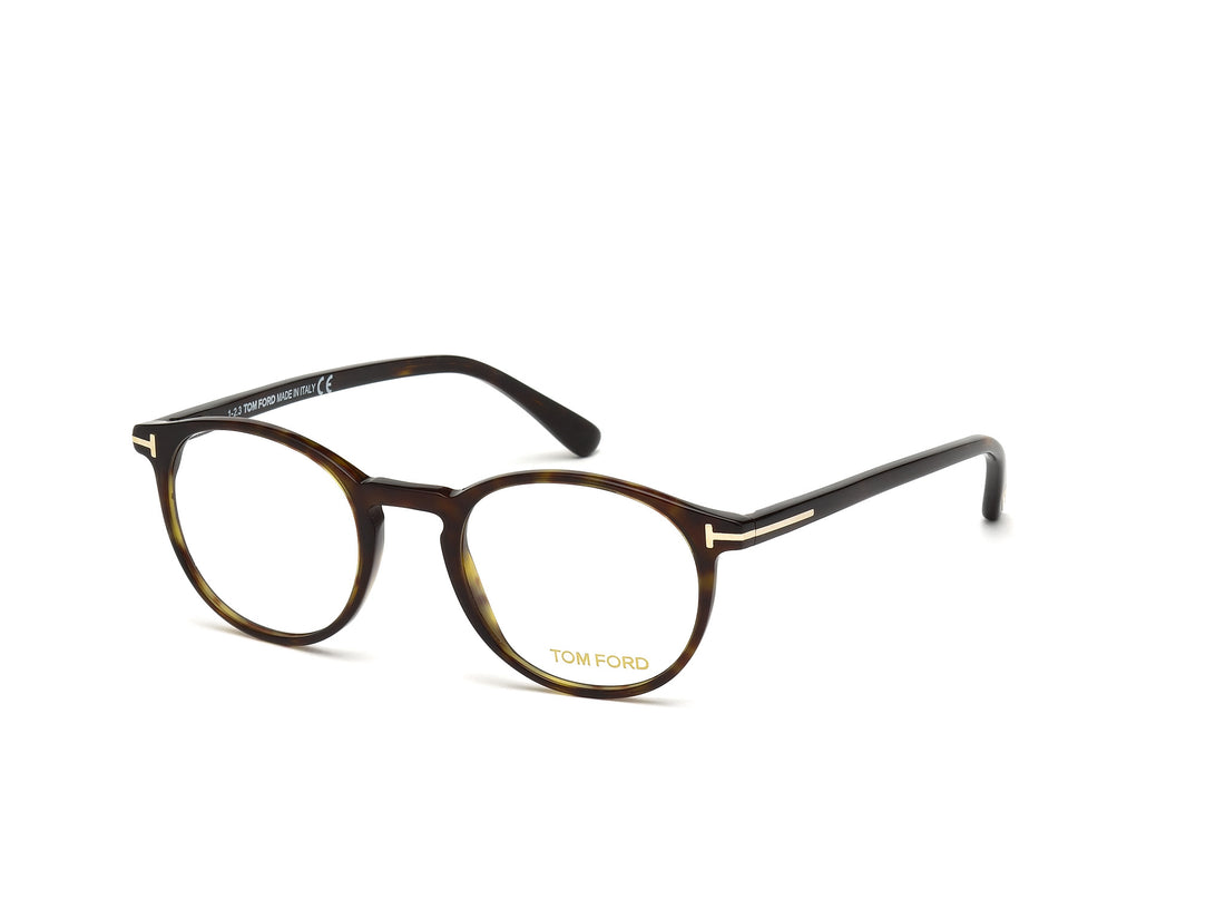 Occhiali da vista tom ford ft5294 052 havana round masculino taglia 50mm - Vista principale