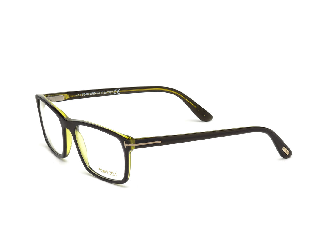 Occhiali da vista tom ford ft5295 098 verde rectangular masculino taglia 56mm - Vista dettagliata