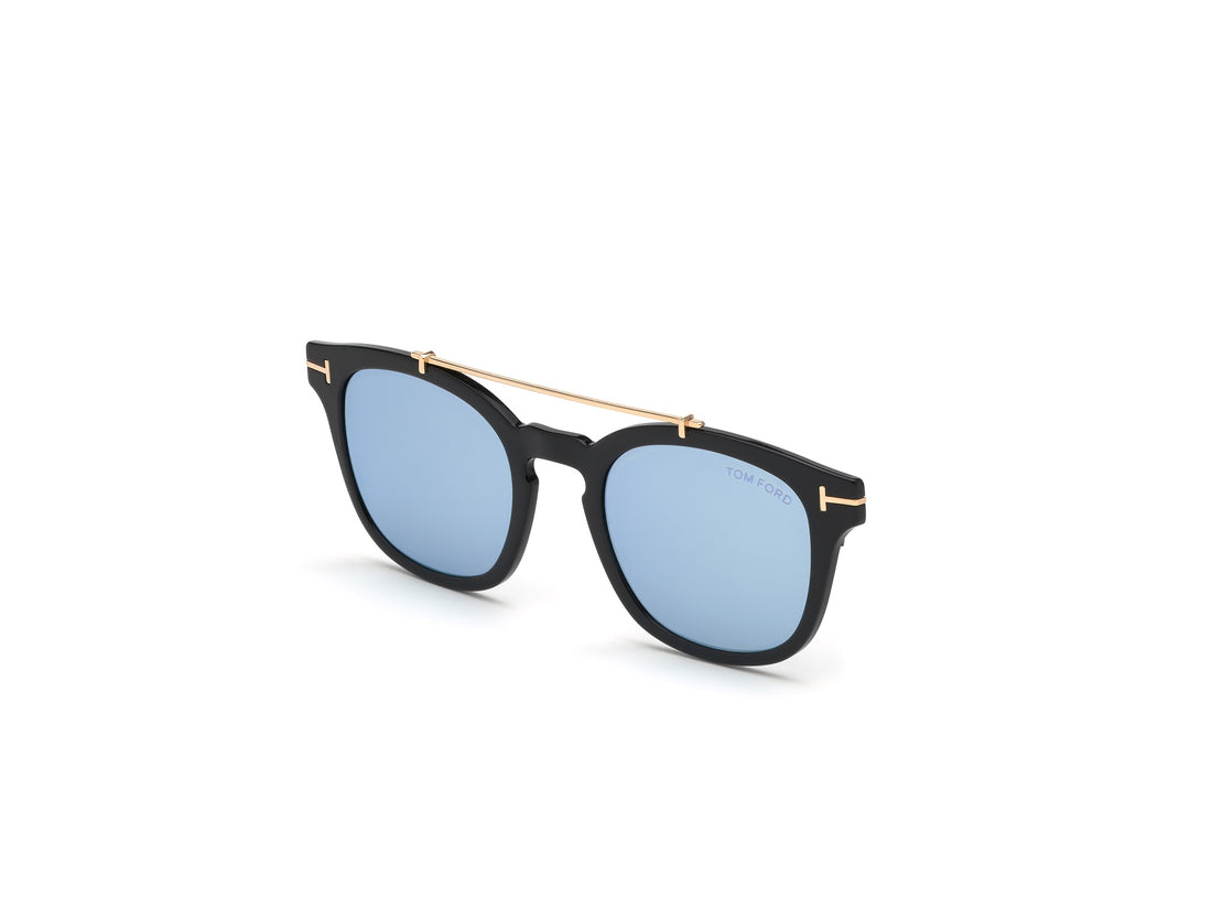 Sonnenbrillen tom ford ft5532-b-cl 01x negro geometric masculino größe 49mm - Hauptansicht