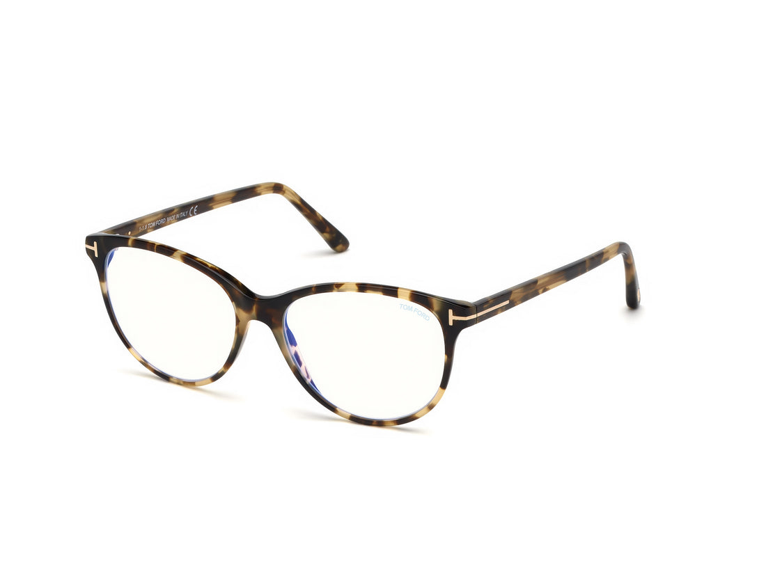 Occhiali da vista tom ford ft5544-b 055 havana oval femenino taglia 55mm - Vista principale