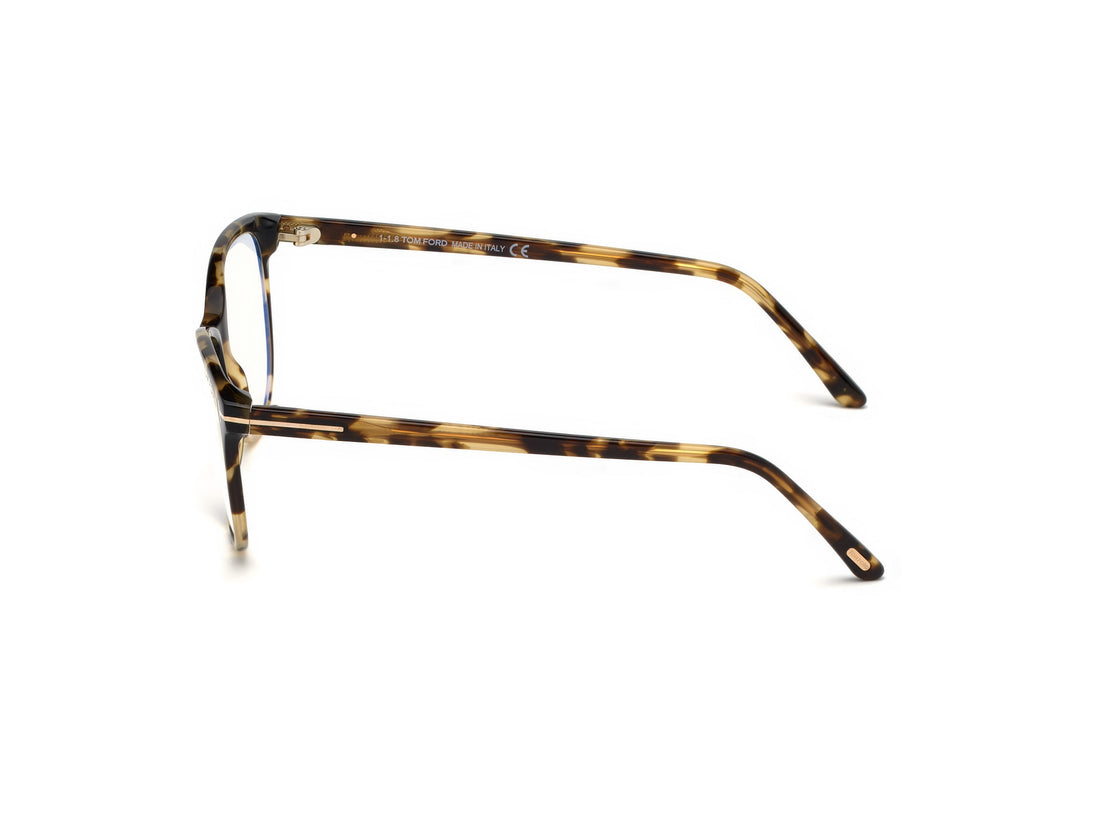 Occhiali da vista tom ford ft5544-b 055 havana oval femenino taglia 55mm - Vista dettagliata