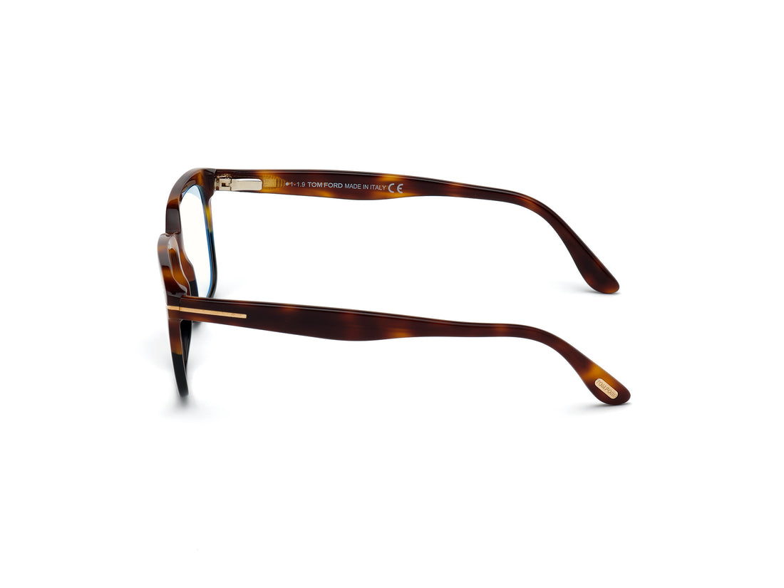 Occhiali da vista tom ford ft5626-b 056 havana rectangular masculino taglia 53mm - Vista dettagliata