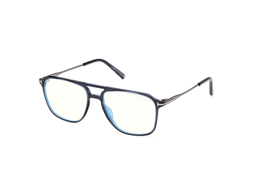 Gafas graduadas tom ford ft5665-b 090 azul navigator masculino talla 54mm - Vista principal