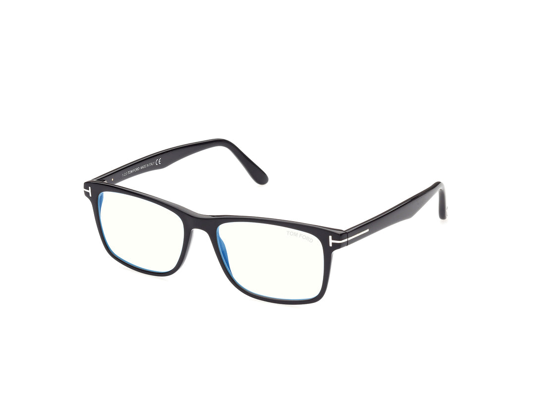 Óculos graduados tom ford ft5752-b 001 negro rectangular masculino tamanho 57mm - Vista principal
