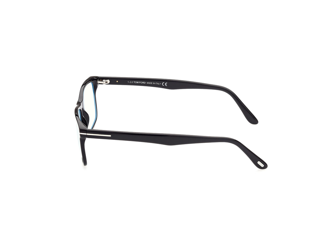 Óculos graduados tom ford ft5752-b 001 negro rectangular masculino tamanho 57mm - Vista de detalhe