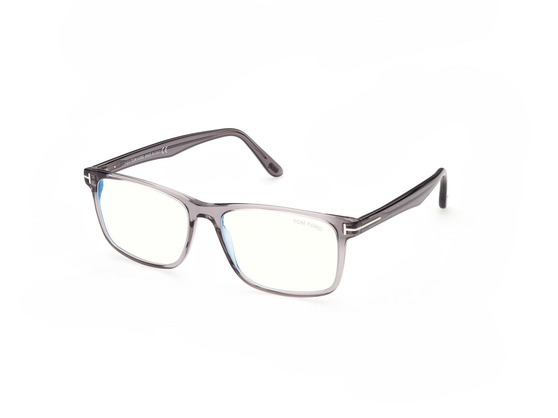 Óculos graduados tom ford ft5752-b 020 gris rectangular masculino tamanho 55mm - Vista principal