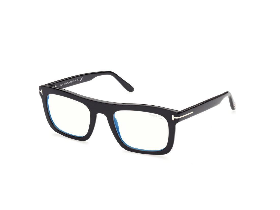 Brillen tom ford ft5757-b 001 negro rectangular masculino größe 52mm - Hauptansicht