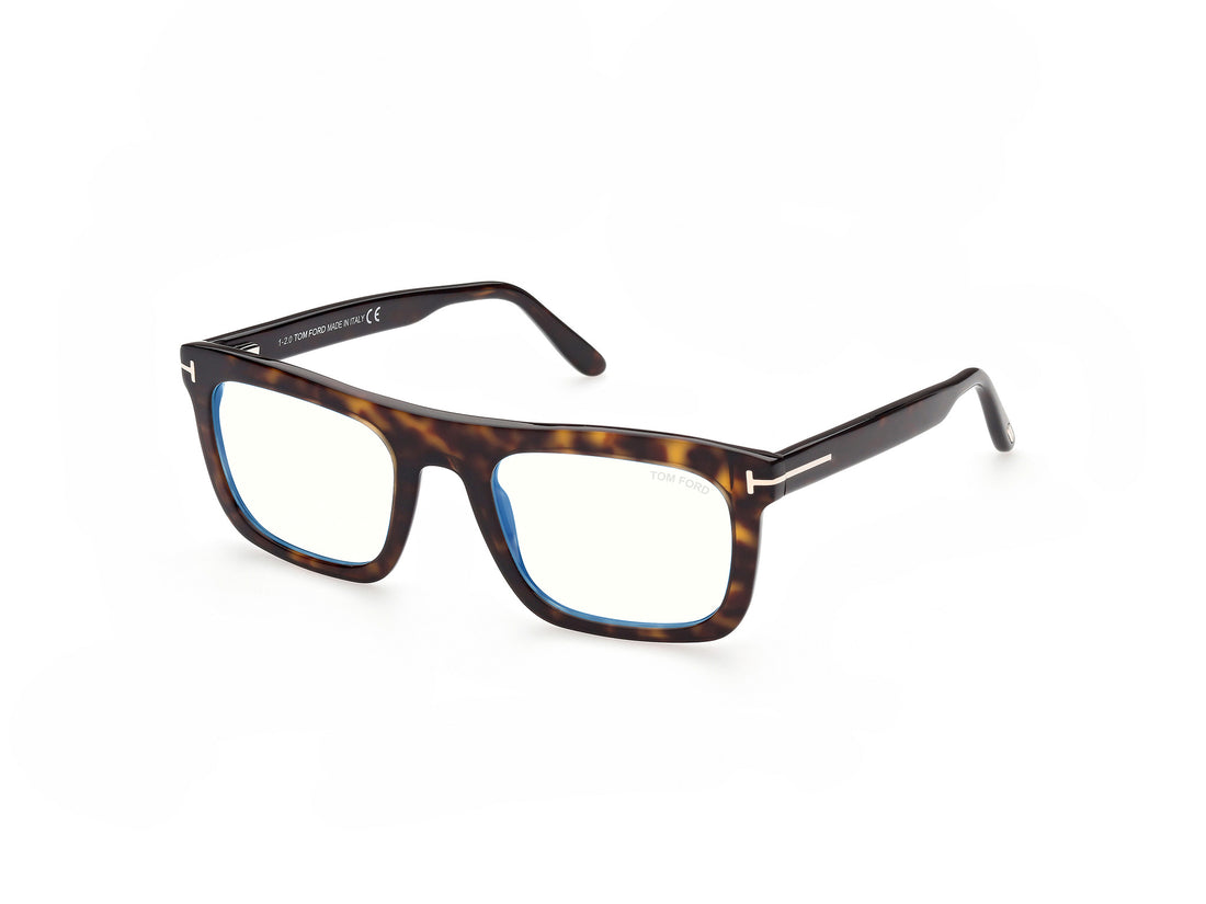 Brillen tom ford ft5757-b 052 havana rectangular masculino größe 52mm - Hauptansicht
