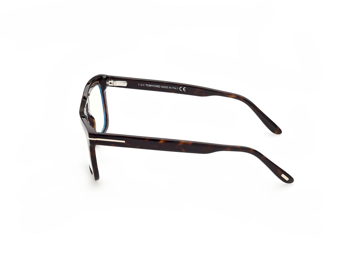Brillen tom ford ft5757-b 052 havana rectangular masculino größe 52mm - Detailansicht