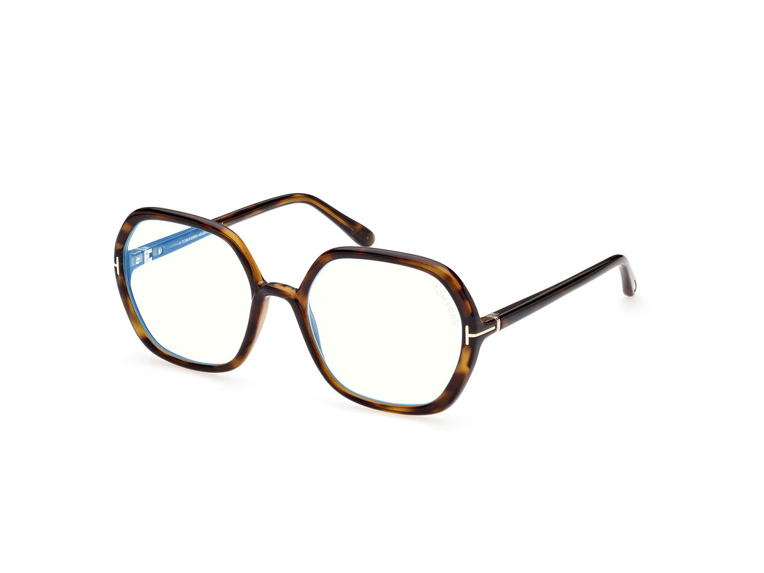 Gafas graduadas tom ford ft5814-b 052 havana geometric femenino talla 55mm - Vista principal