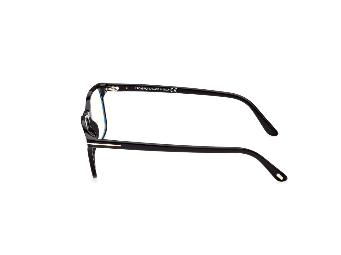 Óculos graduados tom ford ft5831-b 001 negro square masculino tamanho 53mm - Vista de detalhe