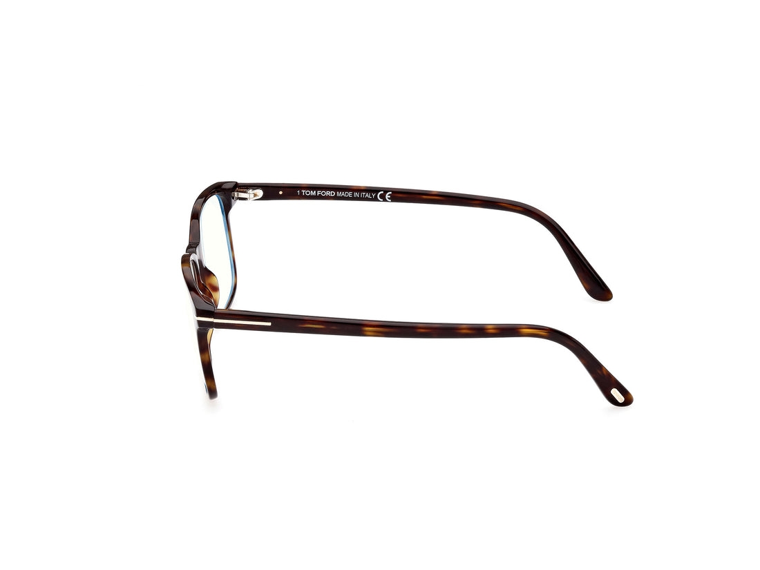 Óculos graduados tom ford ft5831-b 052 havana square masculino tamanho 51mm - Vista de detalhe