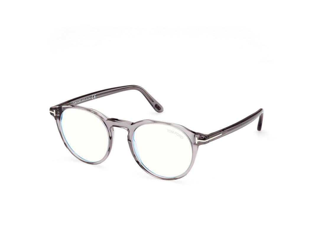 Brillen tom ford ft5833-b 020 gris round masculino größe 49mm - Hauptansicht
