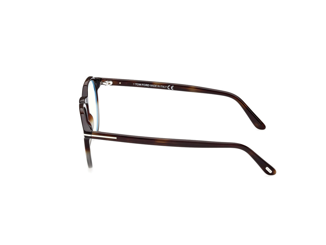 Gafas graduadas tom ford ft5833-b 056 havana round masculino talla 49mm - Vista de detalle