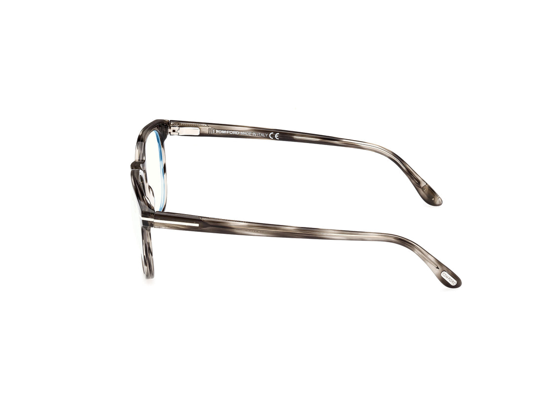 Óculos graduados tom ford ft5868-b 020 gris square masculino tamanho 51mm - Vista de detalhe