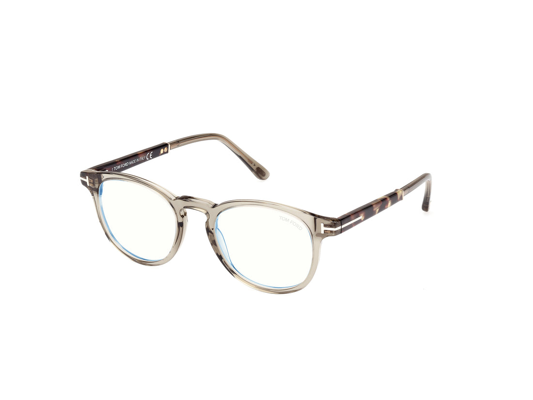 Gafas graduadas tom ford ft5891-b 095 verde round unisex talla 49mm - Vista principal