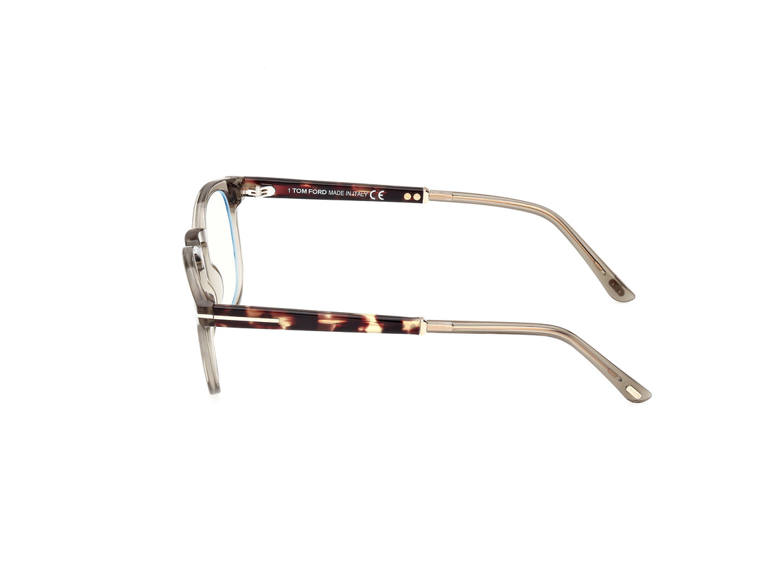 Gafas graduadas tom ford ft5891-b 095 verde round unisex talla 49mm - Vista de detalle