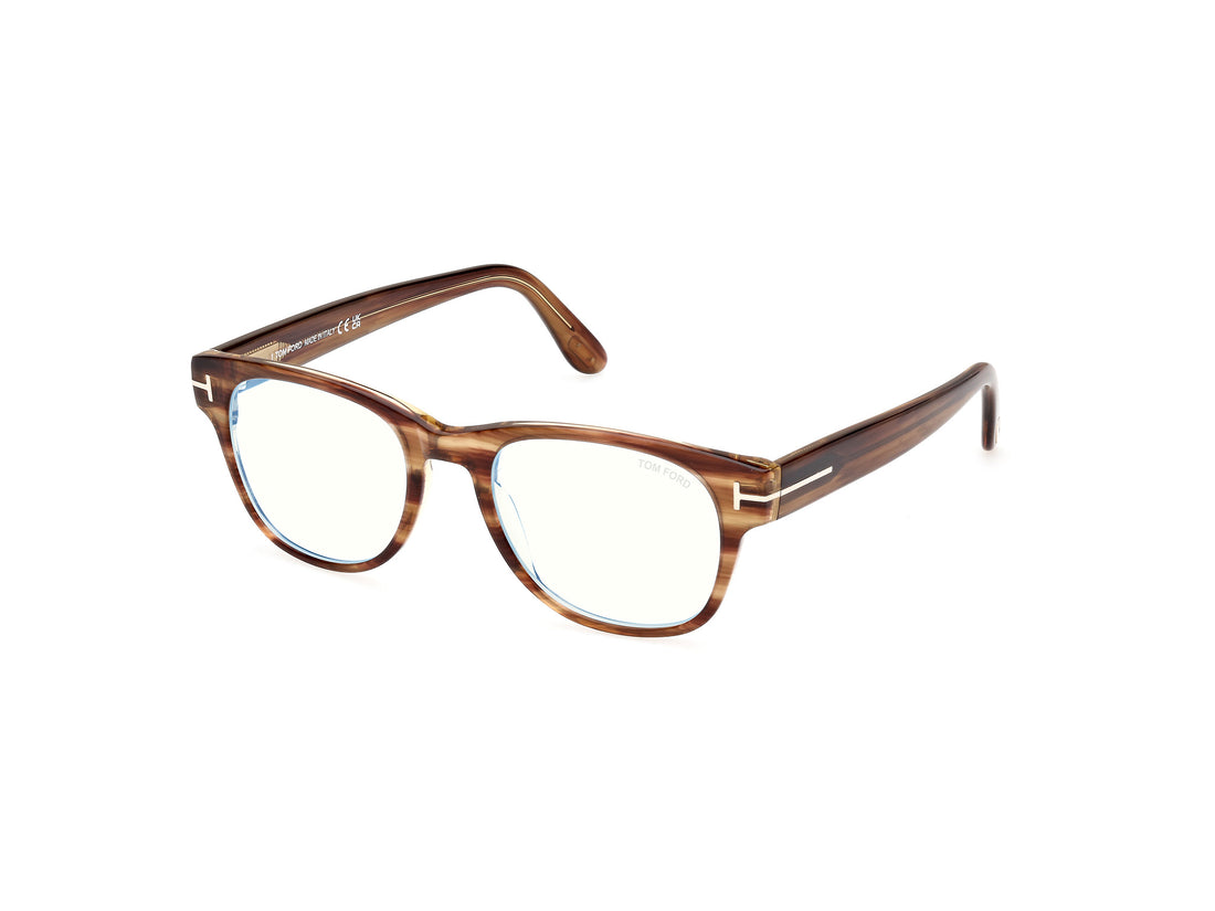 Brillen tom ford ft5898-b 050 marron square masculino größe 52mm - Hauptansicht
