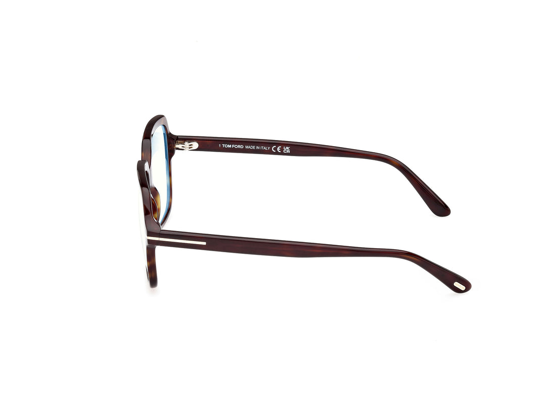 Gafas graduadas tom ford ft5908-b 052 havana square femenino talla 54mm - Vista de detalle