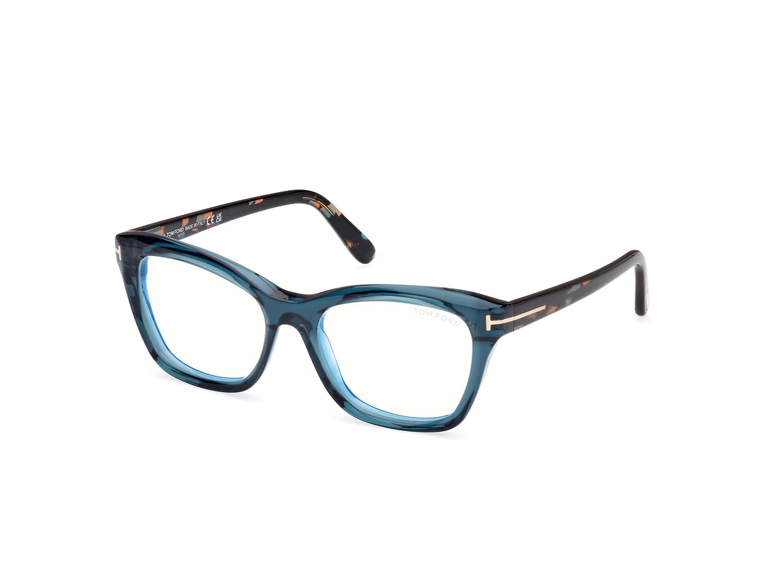 Gafas graduadas tom ford ft5909-b 092 azul cat eye femenino talla 53mm - Vista principal