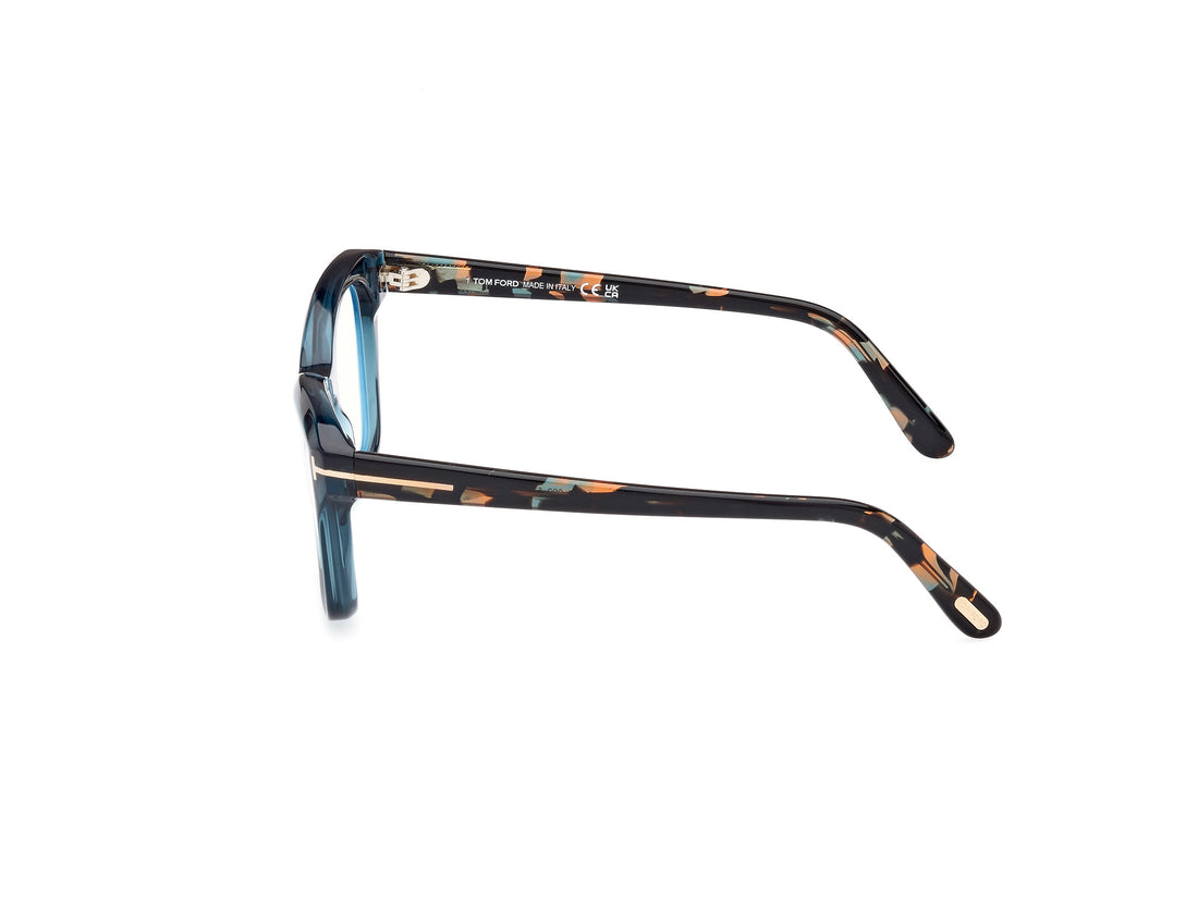 Gafas graduadas tom ford ft5909-b 092 azul cat eye femenino talla 53mm - Vista de detalle