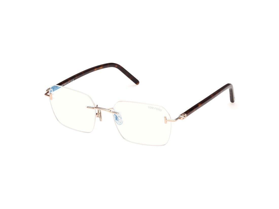 Brillen tom ford ft5934-b 028 dorado rectangular masculino größe 54mm - Hauptansicht
