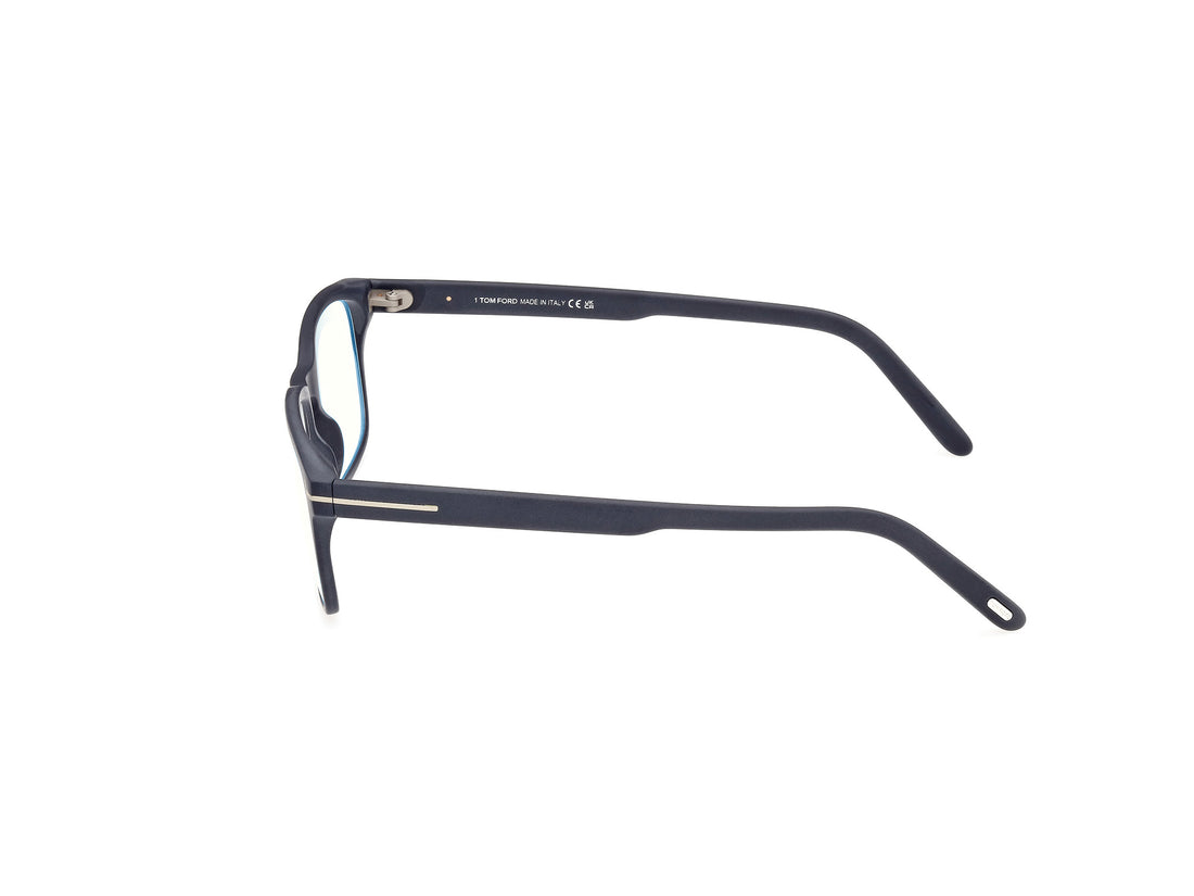 Gafas graduadas tom ford ft5938-b 091 azul rectangular masculino talla 54mm - Vista de detalle