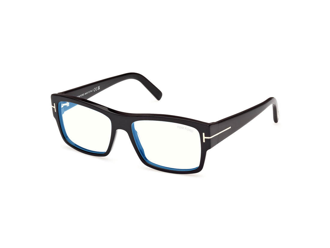 Gafas graduadas tom ford ft5941-b 001 negro rectangular masculino talla 55mm - Vista principal