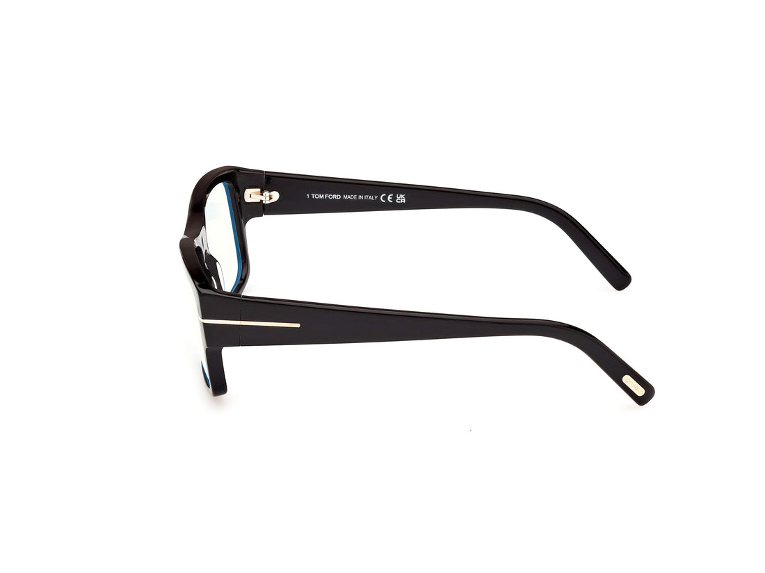 Gafas graduadas tom ford ft5941-b 001 negro rectangular masculino talla 55mm - Vista de detalle