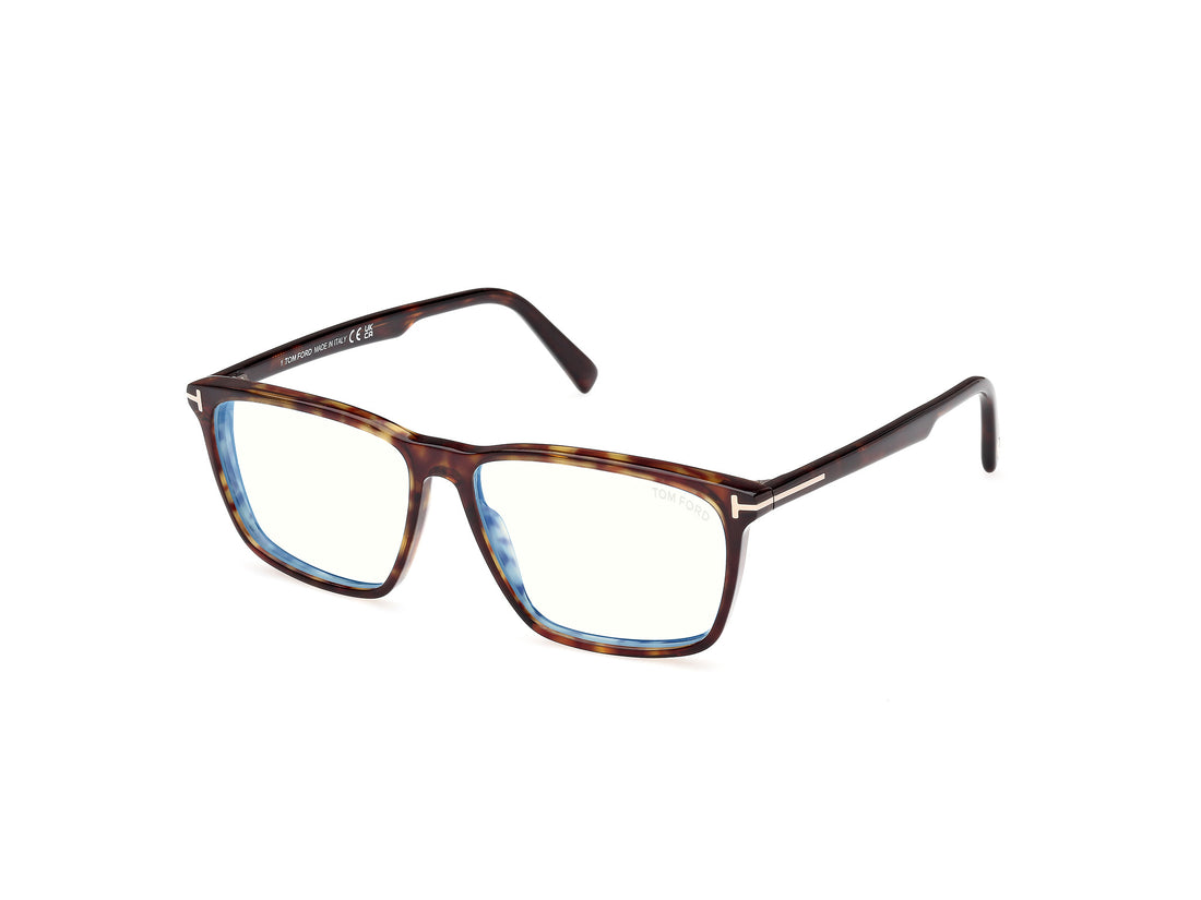 Brillen tom ford ft5959-b 052 havana square masculino größe 56mm - Hauptansicht