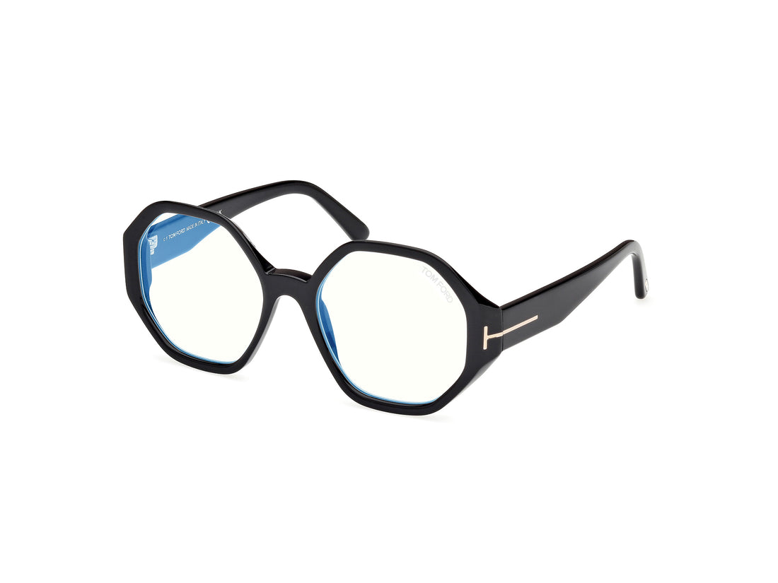 Gafas graduadas tom ford ft5967-b 001 negro geometric femenino talla 53mm - Vista principal