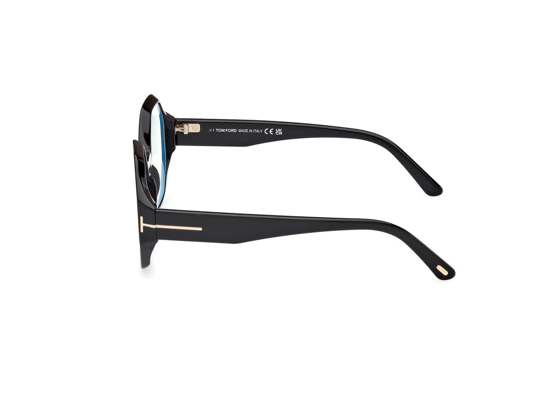 Gafas graduadas tom ford ft5967-b 001 negro geometric femenino talla 53mm - Vista de detalle