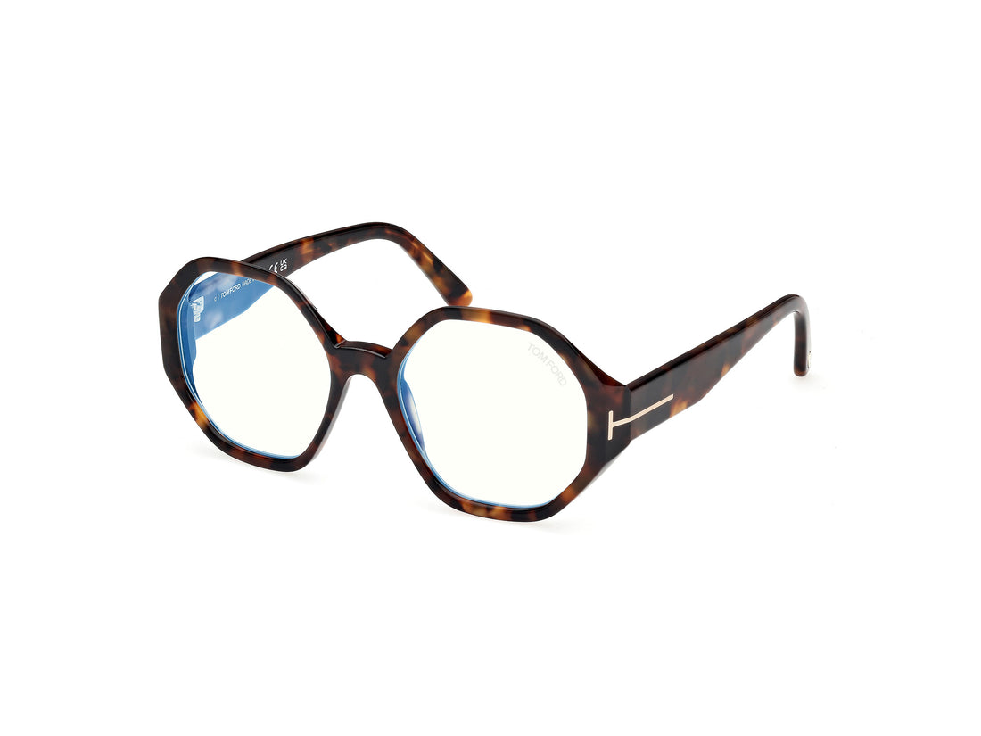 Gafas graduadas tom ford ft5967-b 052 havana geometric femenino talla 53mm - Vista principal