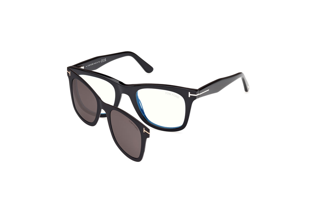 Óculos graduados tom ford ft5970-b 001 negro square masculino tamanho 50mm - Vista principal