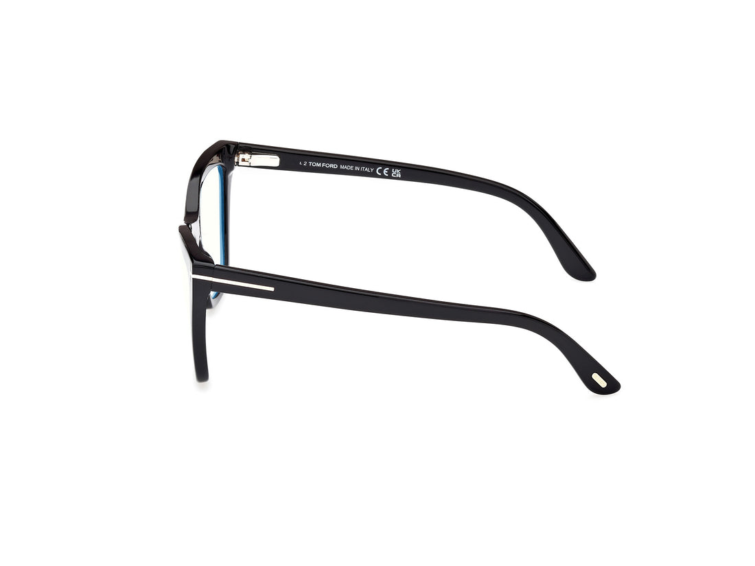 Gafas graduadas tom ford ft5971-b 001 negro cat eye femenino talla 54mm - Vista de detalle