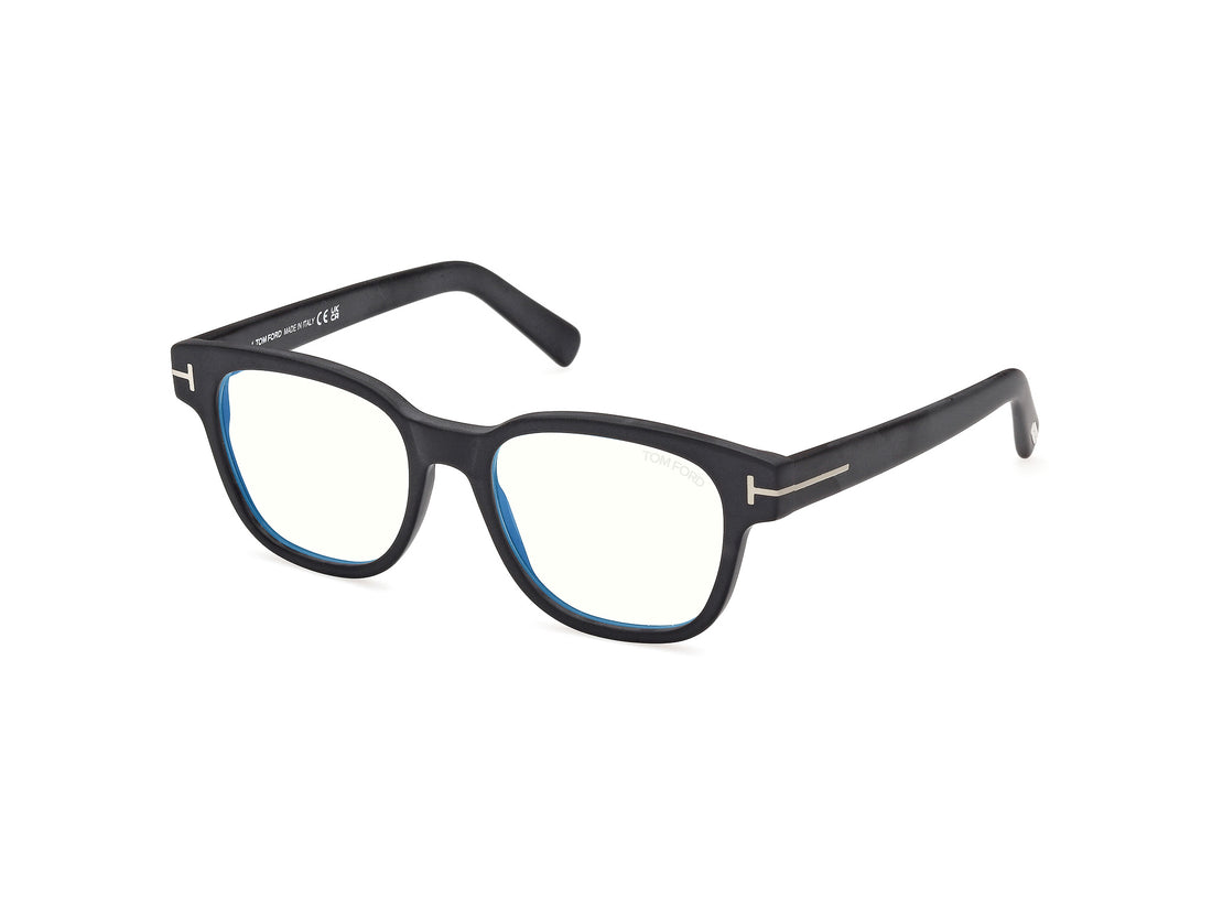 Lunettes de vue tom ford ft5977-b 002 negro square masculino taille 52mm - Vue principale