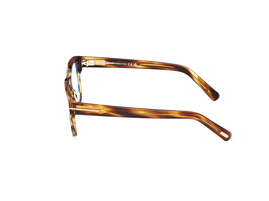 Gafas graduadas tom ford ft5977-b 050 marron square masculino talla 50mm - Vista de detalle
