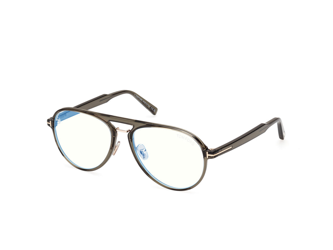 Brillen tom ford ft5981-b 093 verde pilot masculino größe 57mm - Hauptansicht