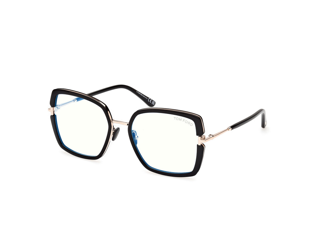 Gafas graduadas tom ford ft5985-b 001 negro square femenino talla 55mm - Vista principal