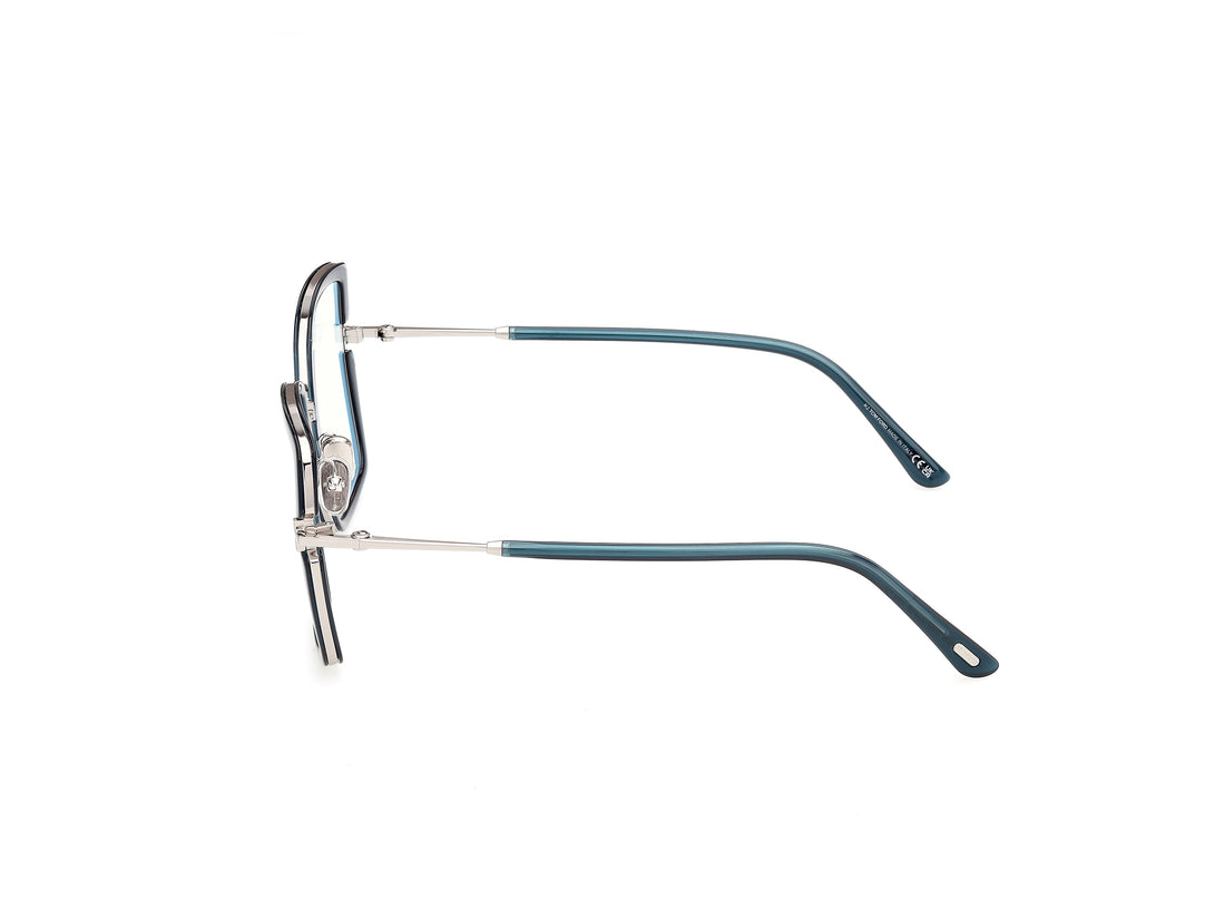 Brillen tom ford ft5985-b 090 azul square femenino größe 55mm - Detailansicht