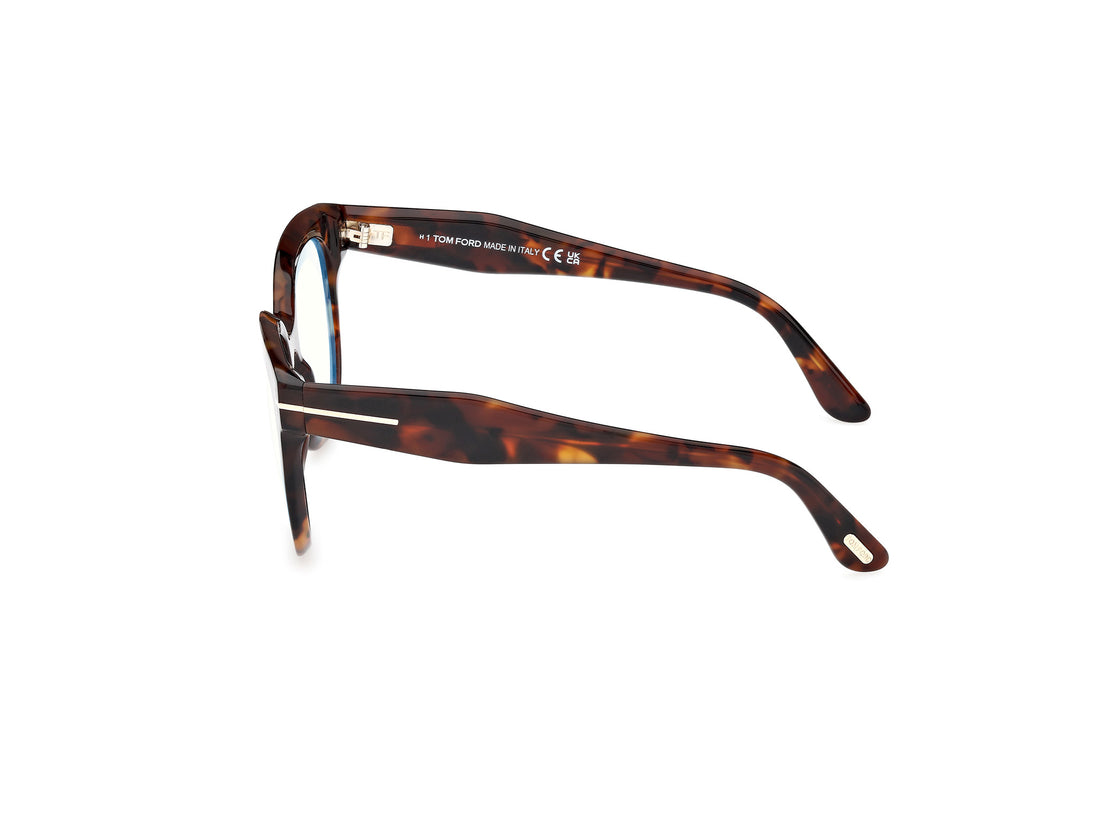 Gafas graduadas tom ford ft5987-b 052 havana butterfly femenino talla 52mm - Vista de detalle
