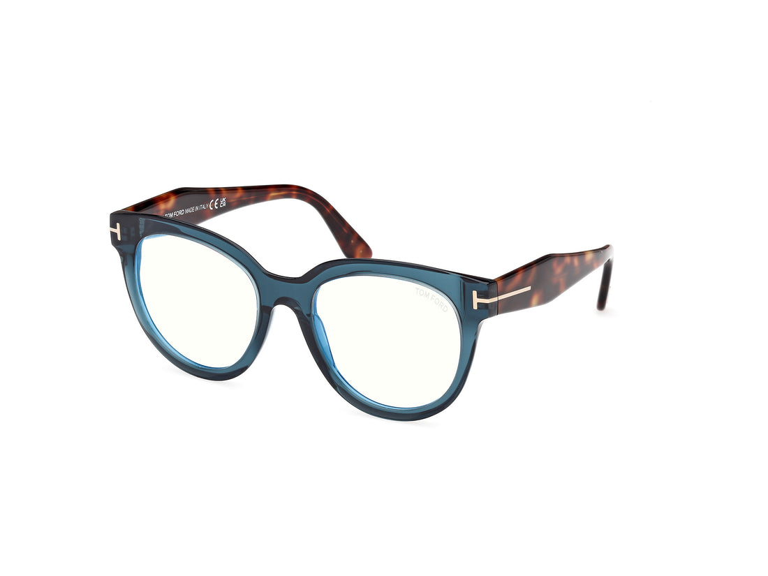 Gafas graduadas tom ford ft5987-b 092 azul butterfly unisex talla 52mm - Vista principal