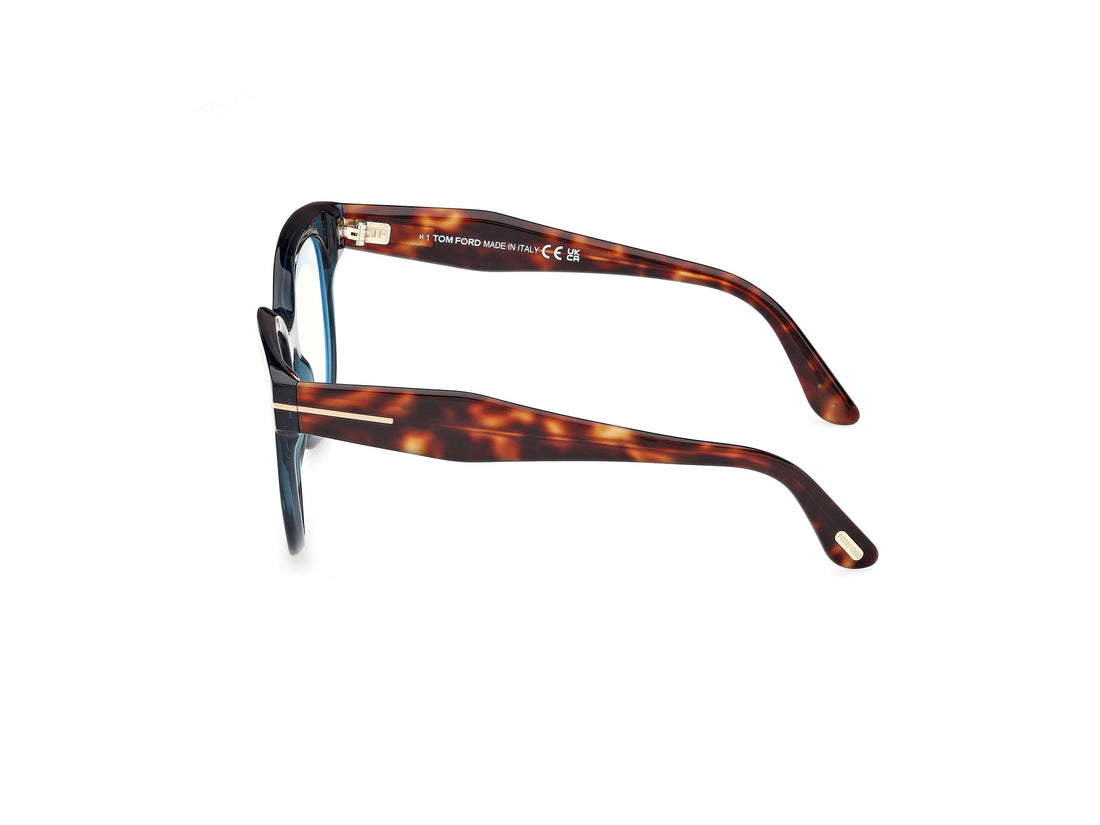 Gafas graduadas tom ford ft5987-b 092 azul butterfly unisex talla 52mm - Vista de detalle