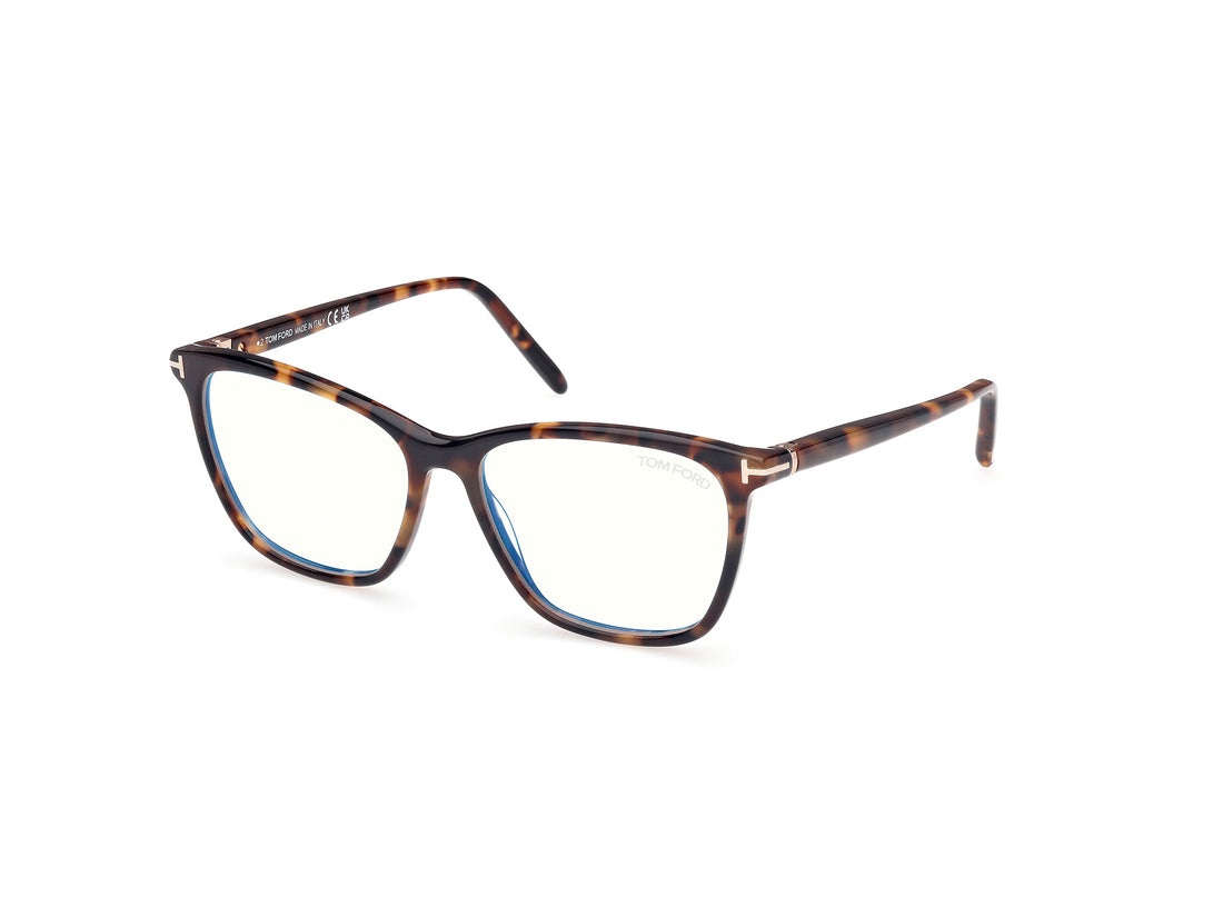 Gafas graduadas tom ford ft5989-b 052 havana square femenino talla 55mm - Vista principal