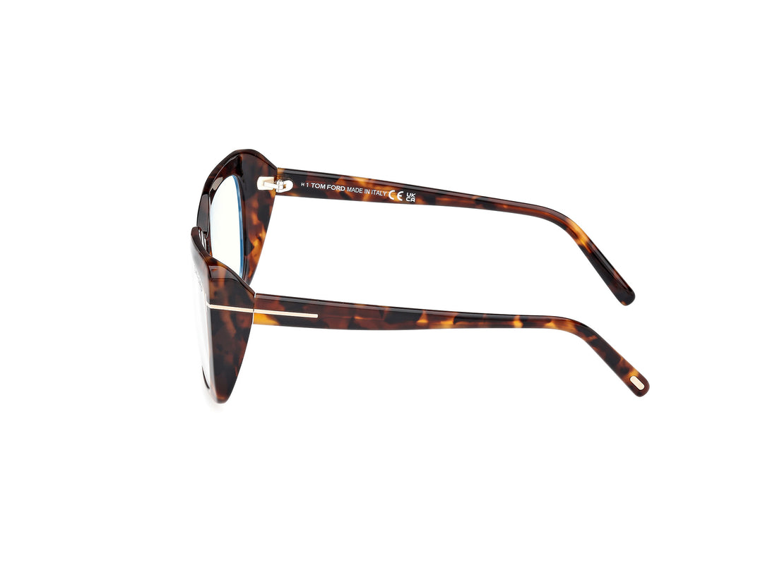 Gafas graduadas tom ford ft5992-b 052 havana square femenino talla 54mm - Vista de detalle