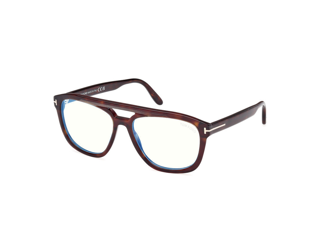 Óculos graduados tom ford ft6024-b 052 havana navigator masculino tamanho 56mm - Vista principal