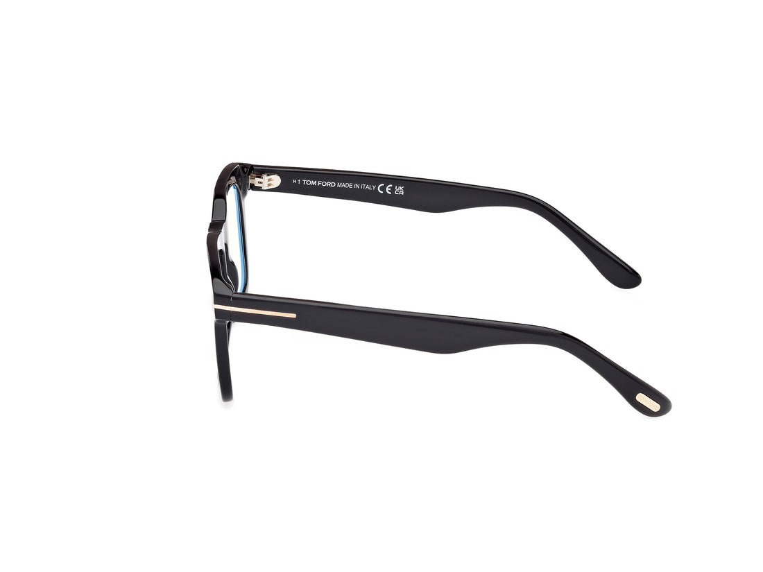 Óculos graduados tom ford ft6025-b 001 negro square unisex tamanho 50mm - Vista de detalhe